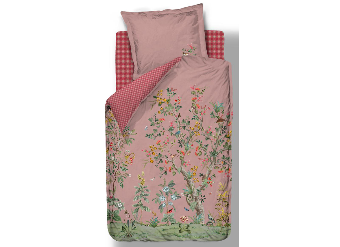 Pip Studio Dekbedovertrek Wild And Tree Pink Morpheus Beddengoed